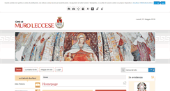 Desktop Screenshot of comune.muroleccese.le.it